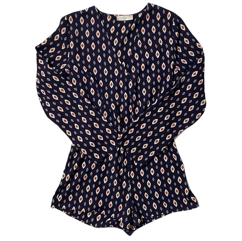 Ovi Romper size Medium Multicolor Long Sleeves - Picture 4 of 11